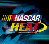 NASCAR Heat title screen for GameBoy Color